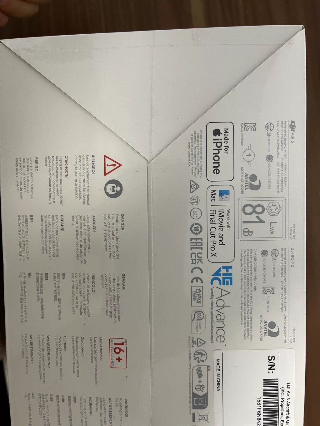 DJI Air 3 Drone DJI Care Refresh Included – Brand New – photo 4