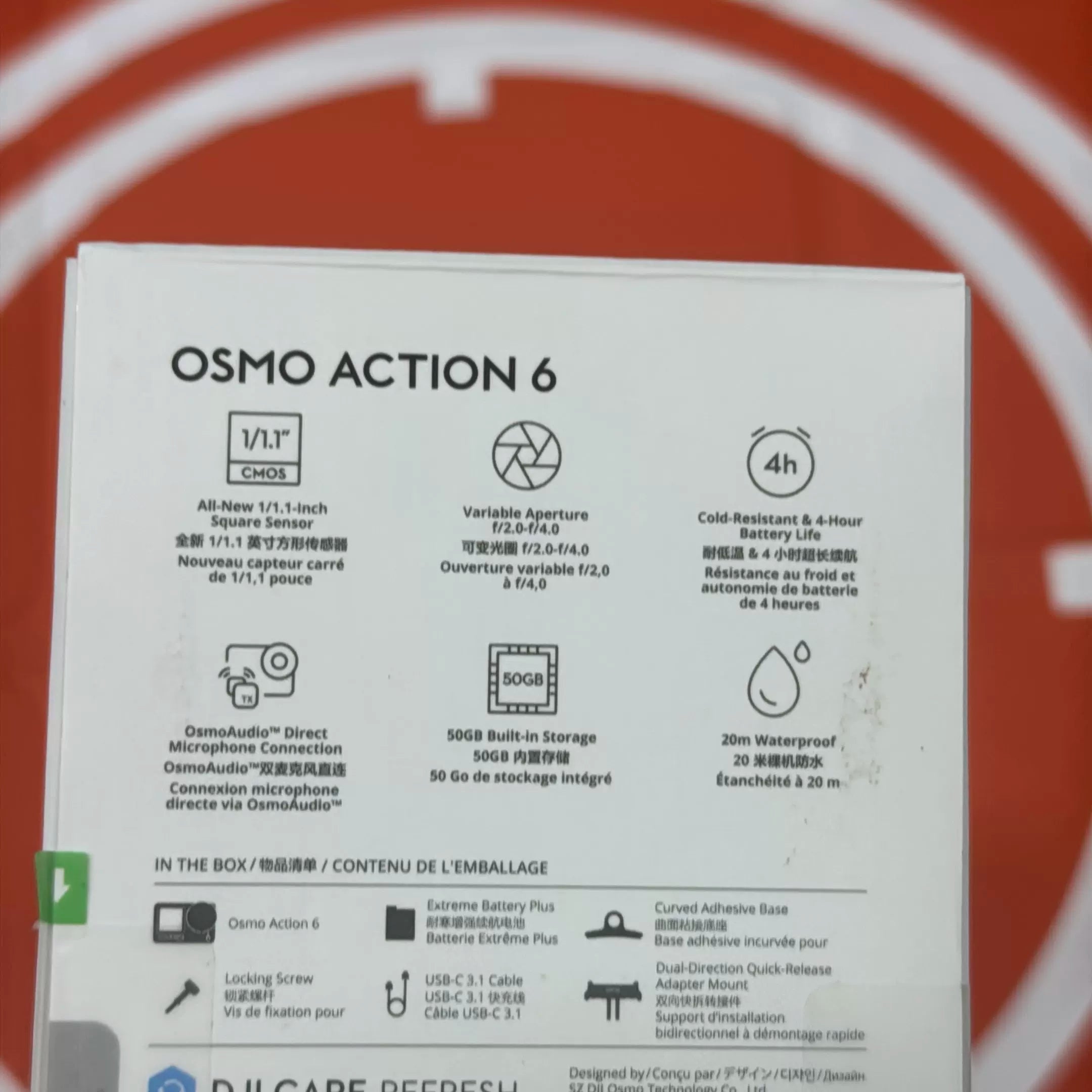 DJI Osmo Action 6 Action Camera Standard Combo – Brand New – photo 4