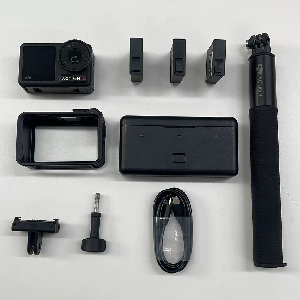 DJI Osmo Action 4 Action Camera 3-Battery Adventure Combo – Used – photo 1