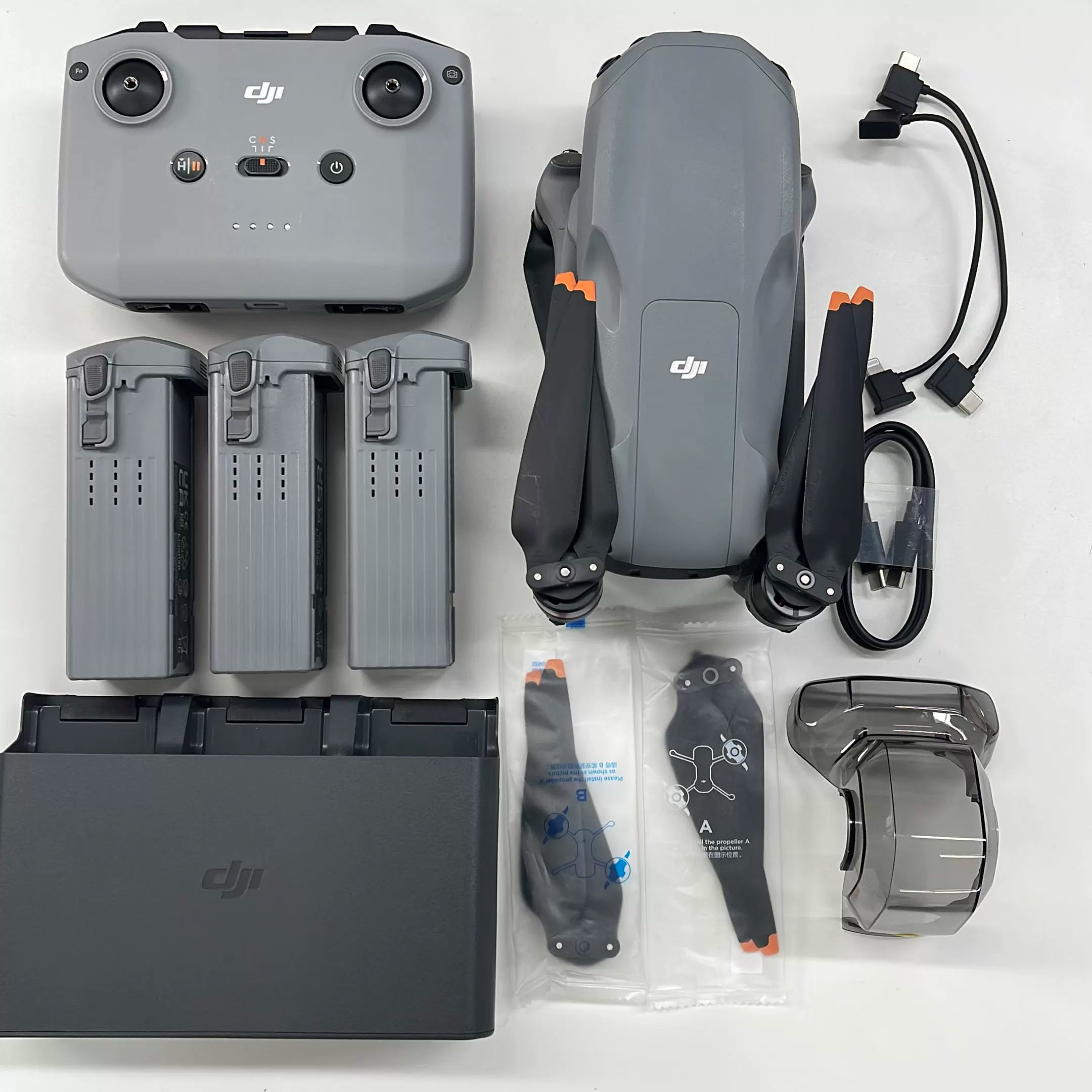 DJI Air 3S Drone 3-Battery Combo – Used – photo 1